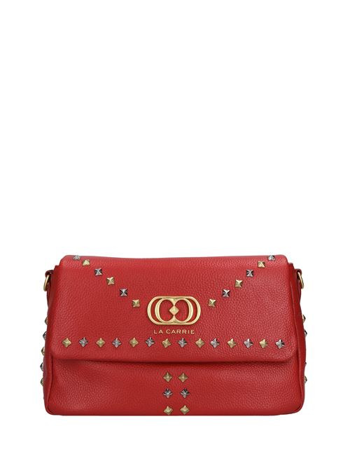 Borsa Frivolous in pelle e borchie LA CARRIE | 142P-BA-105-TBLROSSO